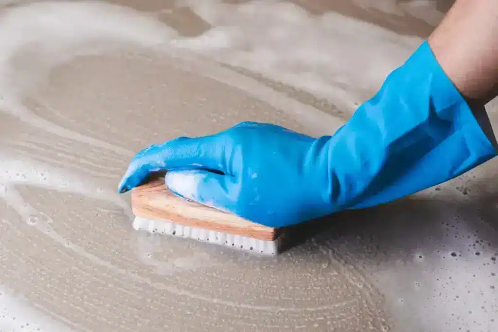 Detailreiniging borstel vloer