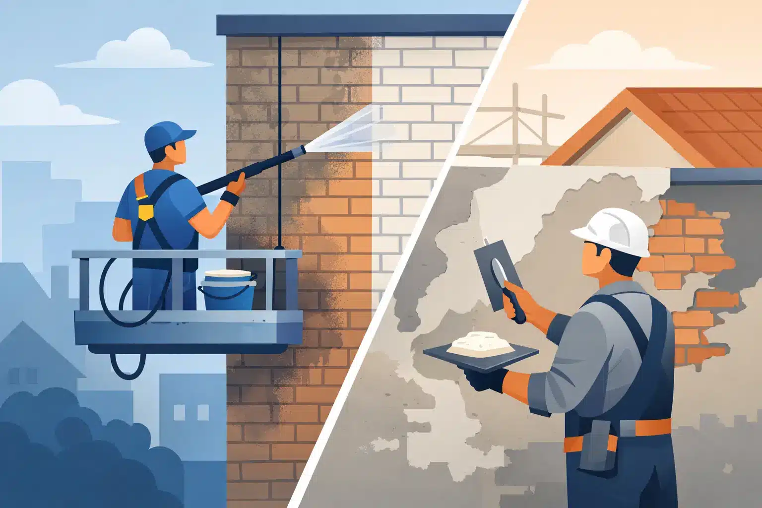 Gevelreiniging of gevelrenovatie kiezen?