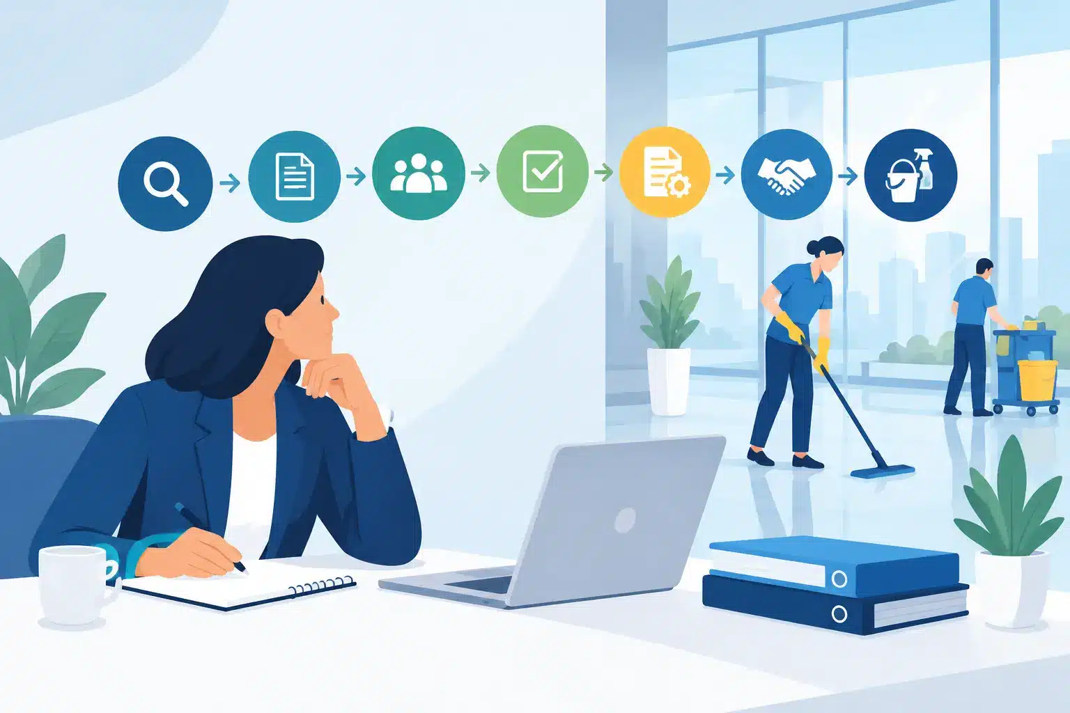Gids voor schoonmaak aanbestedingen in 7 stappen