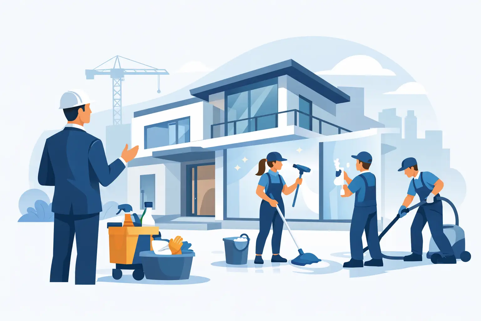 Hoe bouwoplevering schoon laten uitvoeren?