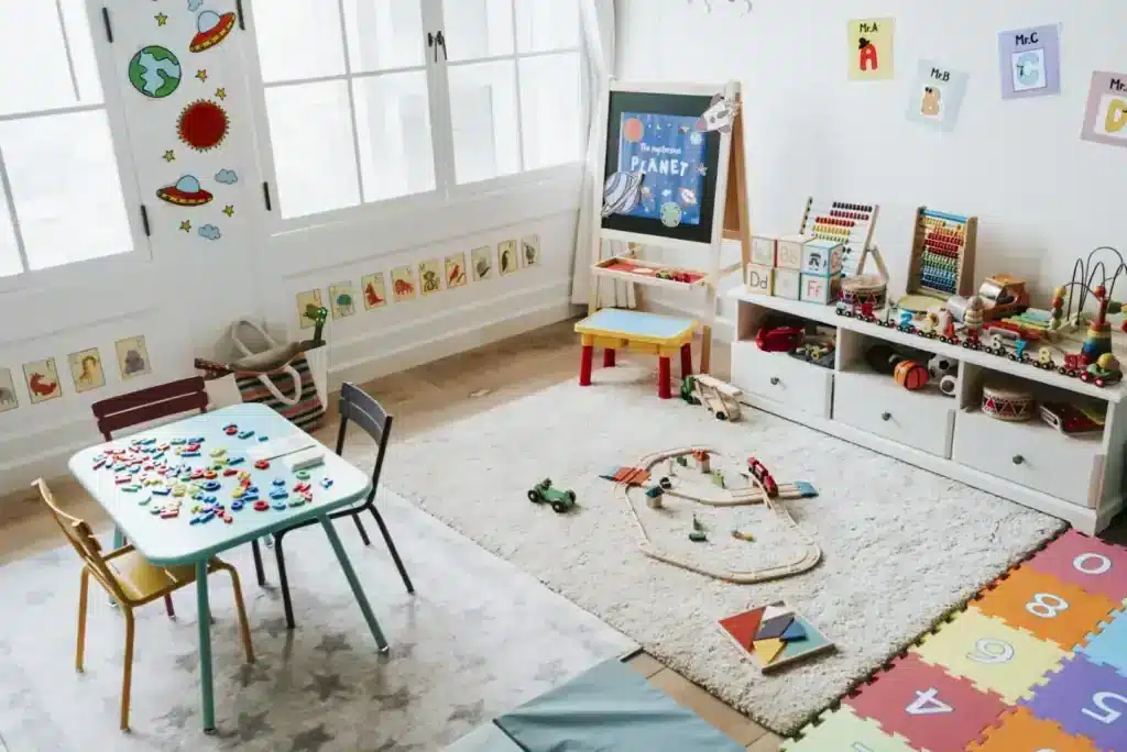 Groepsruimte in kinderopvang met aandacht voor hygiëne