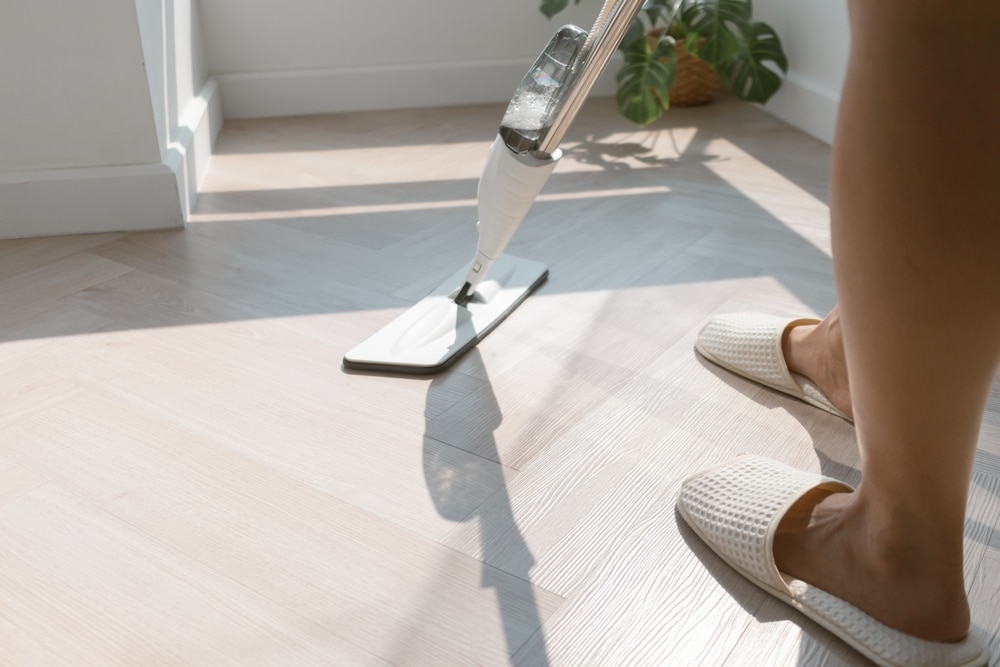 PVC vloer onderhoud bij entree en doorgang