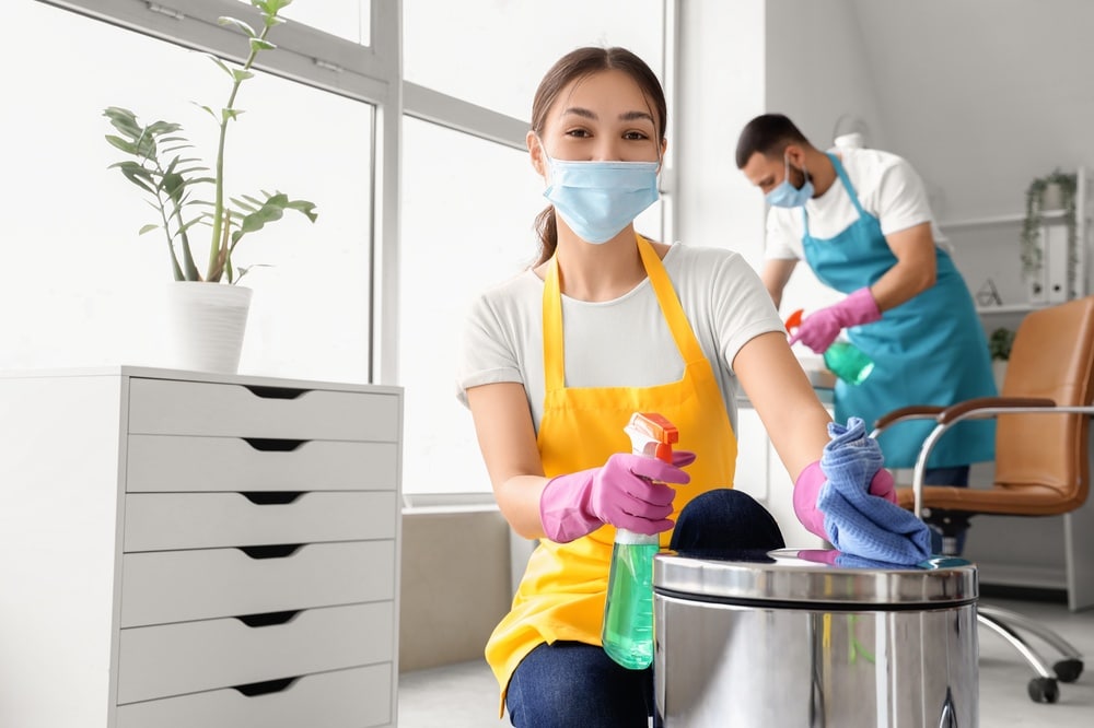Sanitair en contactpunten bij kantoorlocatie in Breda