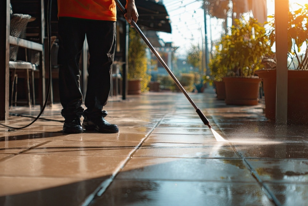 Detailbeeld rond schoonmaakbedrijf weert en kruimelresten