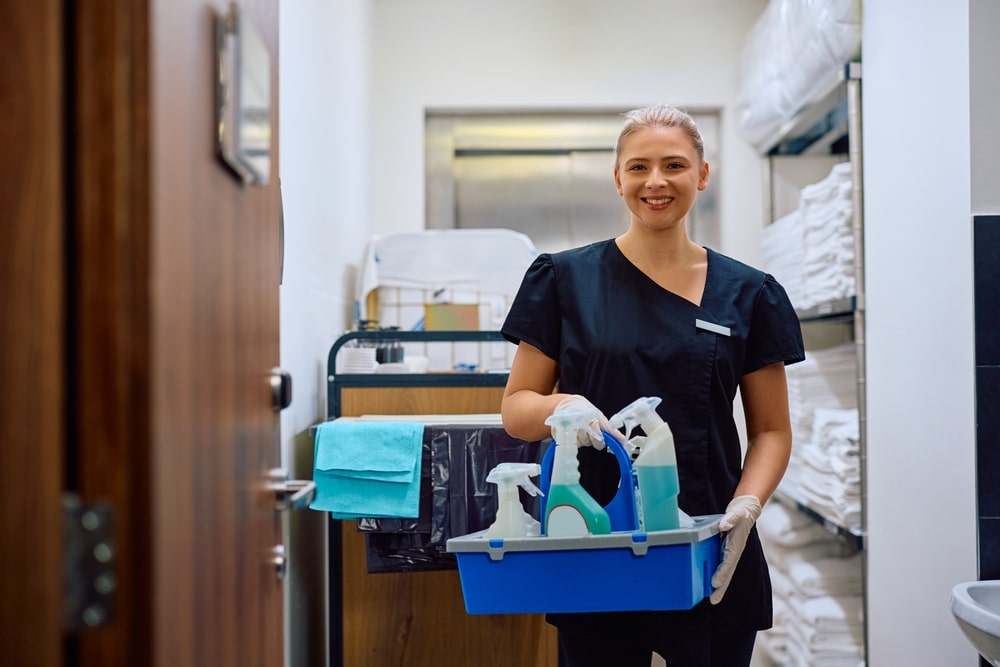 Schoonmaakmiddelen en uitvoering op locatie